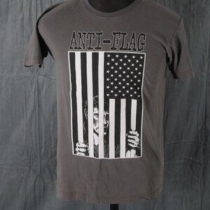 Punk Band Shirt (Retro) - Anti Flag No One is Free Other Oppressed - Mens Medium